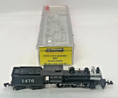 N Scale Roundhouse 8057 R-T-R 2-6-0 Locomotive "Central Pacific" Original  Box - Image 1 of 4
