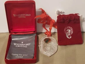VINTAGE 1996 WATERFORD CRYSTAL SONGS OF CHRISTMAS SILENT NIGHT ORNAMENT 3" - Picture 1 of 11