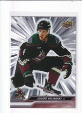 2023-24 JUUSO VALIMAKI UPPER DECK SERIES 1 SILVER OUTBURST #8