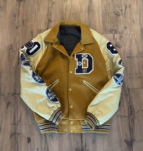 Vintage 90s Dalhart Texas High School Letterman Jacket - Picture 1 of 7