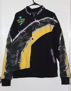 Vintage Vietnam Veteran Wende Rennjacke tarnfarben/gelb schwarz - X-Large - Bild 1 von 9