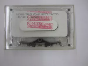 Vintage 1995 Lionel Train Co-Op Spots 11/7/95 SPORT RADIO Cassette Tape The Fan - Bild 1 von 3