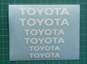 Toyota brake caliper decal sticker Camry Corolla Tundra Tacoma +FREE DECAL - Picture 1 of 5