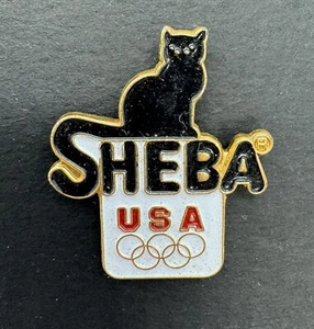 Collectible USA Olympic Sheba Sponsor Lapel Hat Jacket Backpack Pin - Picture 1 of 5