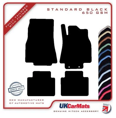 Fits Mercedes B Class (W245) 2005-2011 Hitech Black Tailored Carpet Car Mats - Image 1 of 4