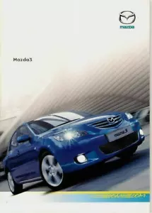 Mazda 3 2004-2005 UK Market Sales Brochure 1.4, 1.6, 2.0 S, TS, TS2 & Sport - Picture 1 of 3