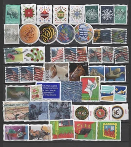 USA Used Stamps 48 Different Stamps from 2024 & 25 off paper VF - Picture 1 of 1