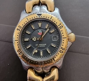 TAG HEUER DAMEN WOMANS PROFESSIONAL SEL 2000 SERIES 18K GOLD LV UHR WG1320 -0 - Bild 1 von 12