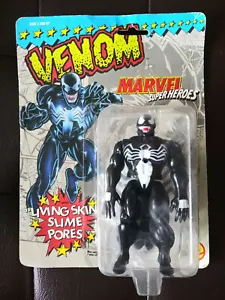Venom with Living Skin Slim Pores Toy Biz Marvel Superheroes 1991 STILL IN BOX - Picture 1 of 4