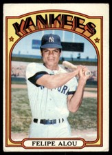 1972 Topps Felipe Alou  FILLER New York Yankees #263