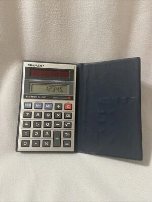 Calculadora de células solares Sharp ELSI MATE EL-326T Foto 1 de 4