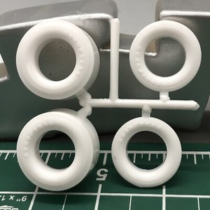 AMT Goodyear Drag SLICKS Model Car Tires – Pad Printed, 1:25 Scale, .650W 9 thumbnail image