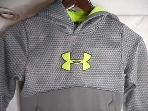 Under Armour Kids YSM/JP/P Storm Sweatshirt Hoodie Kangaroo Pocket Gray #1282927 - Picture 1 of 14