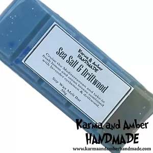 -Sea Salt & Driftwood- Snap Bar Wax Melts, Highly Scented, Soy Wax - Picture 1 of 2
