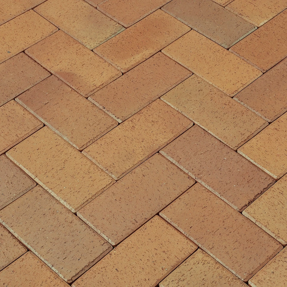 Wienerberger Florenz Pflasterklinker Pflastersteine 20x10x5,2 cm orange-gelb - Bild 1 von 1