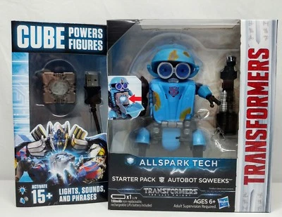 NUEVO EN CAJA Figura Transformers Last Knight Allspark Tech AUTOBOT SQWEEKS Starter Pack Foto 1 de 4
