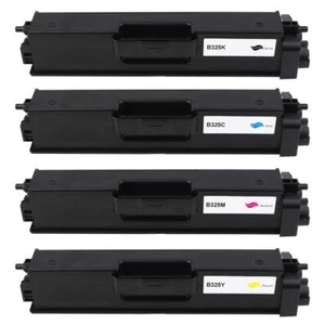 4 Tonerkartuschen (Set) als Ersatz für TN325 Bk/C/M/Y kompatibel für Brother - Bild 1 von 1