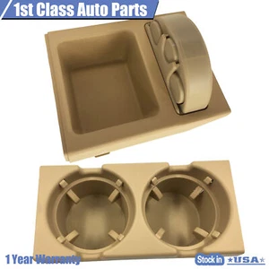 Beige Center Console Cup Can Holder & Coin Holder For 1999-2006 BMW Series 3 M3 - Picture 1 of 5