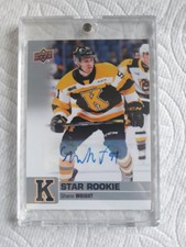 Shane Wright 2019-20 Upper Deck CHL Autograph #400 Short Printed