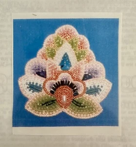 Ann Benson JACOBEAN FLORAL Beaded Pin Kit - Picture 1 of 4