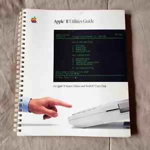 Vintage 1985 Apple II Utilities Guide Spiral Bound - Bild 1 von 6