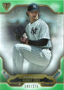 2020 Topps Triple Threads Baseball Emerald #61 Gerrit Cole /275