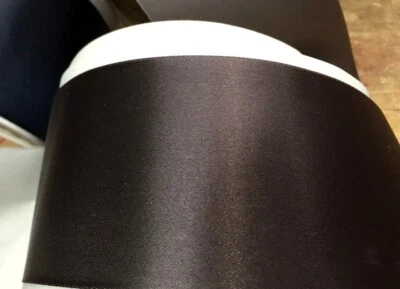 rayón satinado vintage 2,25" doble cara 1yd hecho en Francia Foto 1 de 4