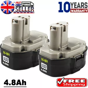 2X For Makita 18v Battery 4.8Ah PA18 1822 1823 1833 1834 8390D 8391D 4334D PACK - Picture 1 of 5