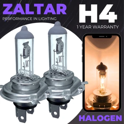 Faro halógeno transparente original para furgoneta Peugeot Bipper 2008-2017 bombillas altas bajas Foto 1 de 4