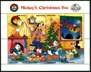 DISNEY - Grenada - 1988 'MICKEY'S CHRISTMAS EVE' Sheetlet MNH [F0859] - Bild 1 von 1