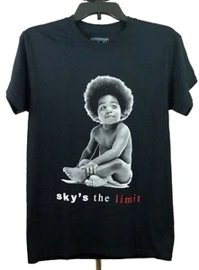 Nuovo The Notorious B.I.G. T-shirt Skys The Limit uomo piccola nera M16 - Foto 1 di 4
