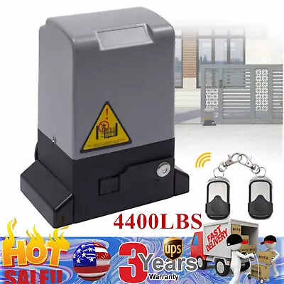 1800kg Automatic Sliding Gate Opener Motor Remotes Control Gate Opener 3968lbs - Image 1 of 4