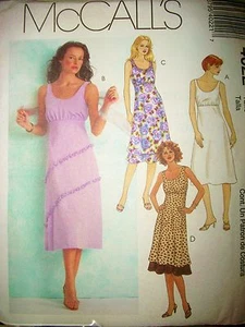 Misses MP McCall 4022 Pattern Empire Waist Sundress UNCUT FF Size 4-6-8-10 OOP - Picture 1 of 2