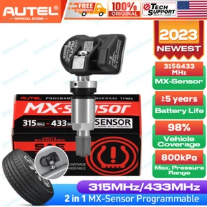 Autel Tpms Sensor MX-Sensor 315MHz & 433MHz Programmable Universal Rubber Valve - Picture 1 of 12