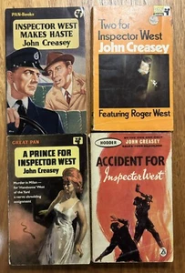 Inspector West Makes Haste, Two, An Accident, A Prince For Creasey #17 18 20 21 - Picture 1 of 7