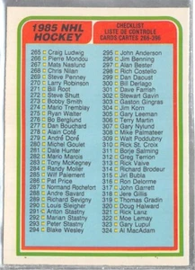 1984-85 O-Pee-Chee #396 Checkliste 265-396 ** NM ** - Bild 1 von 2