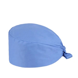 Surgical Scrub Cap Medical Doctor Nurse Cotton Bouffant Hat Adjustable HeadCover - Picture 1 of 22