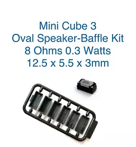 Soundtraxx Mini Cube 3 Oval Speaker-Baffle Kit 8 Ohms 0.3 Watts ~ 810162 - Picture 1 of 5