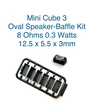 Soundtraxx Mini Cube 3 Oval Speaker-Baffle Kit  8 Ohms 0.3 Watts  ~ 810162 - Image 1 of 4