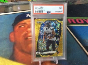 2024 Prizm Joe Mixon Gold Choice PSA 9 #03/15 - Foto 1 di 3