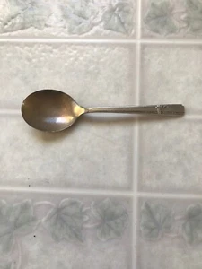 Oneida Prestige Grenoble Heirloom 1938 CHOICE Silverplate round Cream Soup Spoon - Picture 1 of 4
