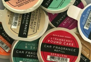 Bath &Body Works SCENTPORTABLE CAR FRAGRANCE REFILLS U CHOOSE LOT OF 5 FREE SHIP - Picture 1 of 29
