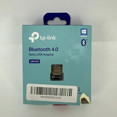TP-Link UB400 Bluetooth 4.0 Nano USB Adapter (Windows 8/8.1/10) NEW OPEN BOX - Image 1 of 4