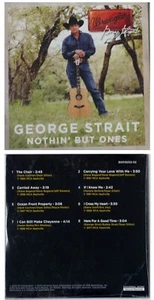 STRAIT GEORGE NEW "NOTHIN' BUT 1s" US PROMO CD CRDBD SLIP CVR (1 BENT CORNER) - Picture 1 of 1