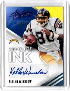 KELLEN WINSLOW 2014 PANINI INCHIOSTRO ASSOLUTO AUTOGRAFO CERTIFICATO #07/20 - Foto 1 di 1