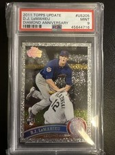 DJ Lemahieu 2011 Topps Update Diamond Anniversary Rookie PSA 9 Yankees #US205