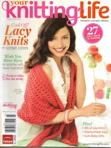 ~ Revista Your Knitting Life ~ Junio ~ Julio 2012 ~ 27 hermosos patrones ~ - Imagen 1 de 24