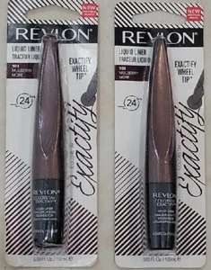 [SET OF 2]Revlon COLORSTAY Exactify Wheel Tip Liquid Liner #103 MULBERRY 0.03OZ. - Picture 1 of 2