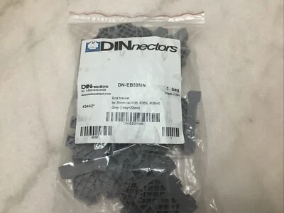 Automation Direct DN End Bracket DN-EB35MN For 35mm Rail R35, R35S, R35HS 20pcs  - Image 1 of 3