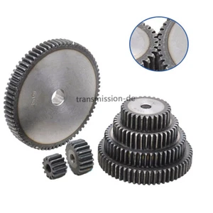 1.5 Mod 12-93 Zähne Zahnrad Stirnrad C45 Stahlzahnrad 1.5Modul 12-93T Dicke 15mm - Picture 1 of 88